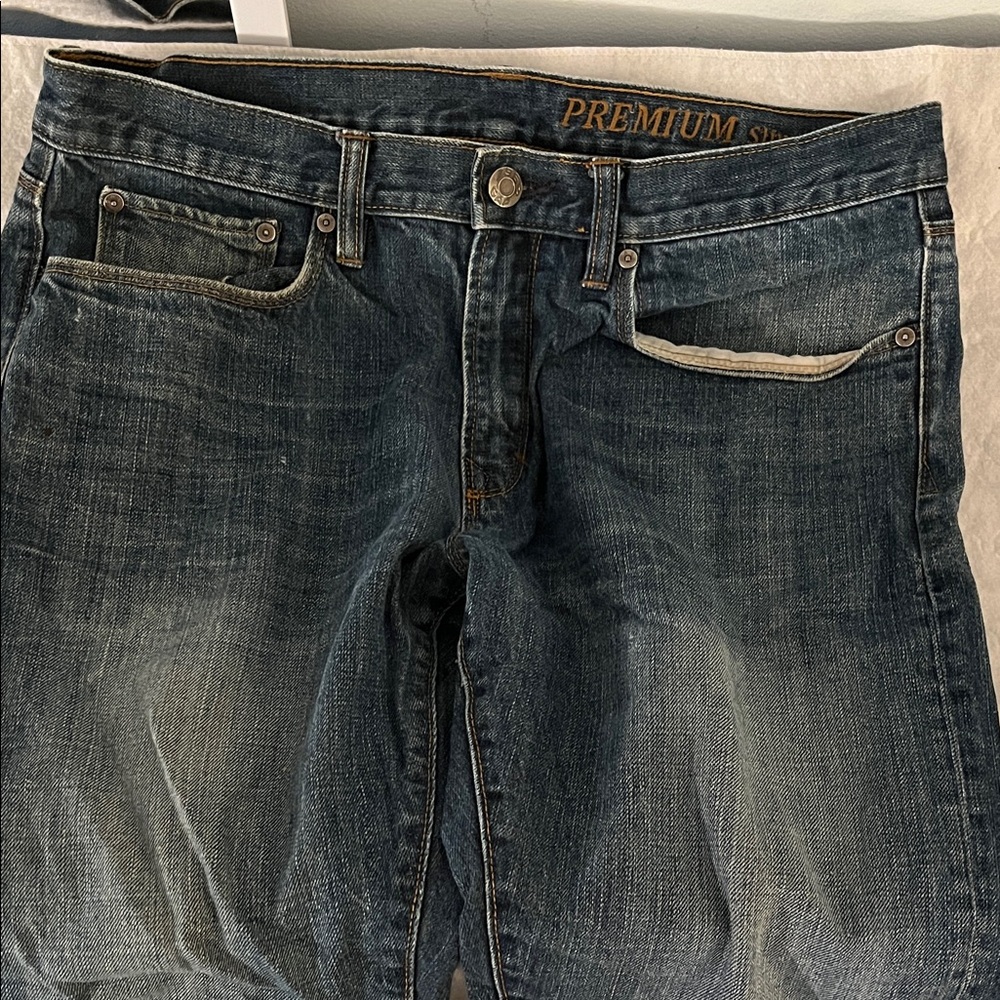GAP Premium Slim Fit Jeans - Dark Blue